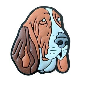Basset Hound Croc Charm